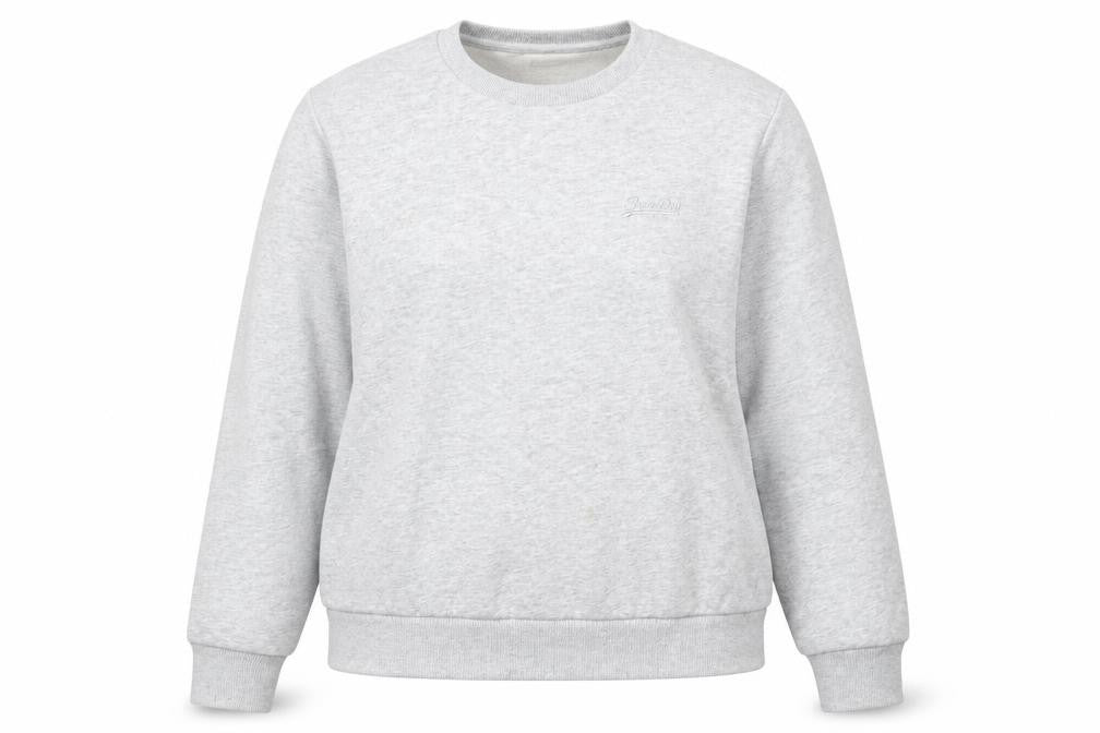 Superdry Women's Grey Crew Neck Pullover Sweatshirt UK 12