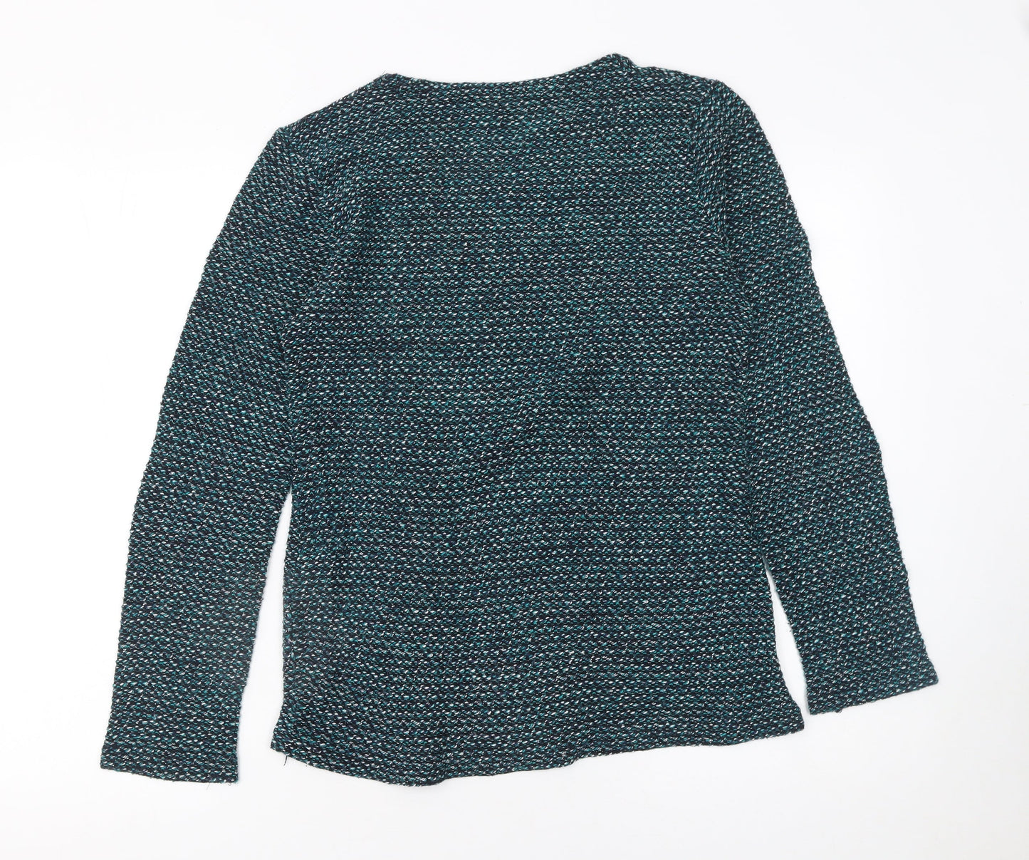 Damart Women's Blue Knit Pullover Jumper Size S 10/12