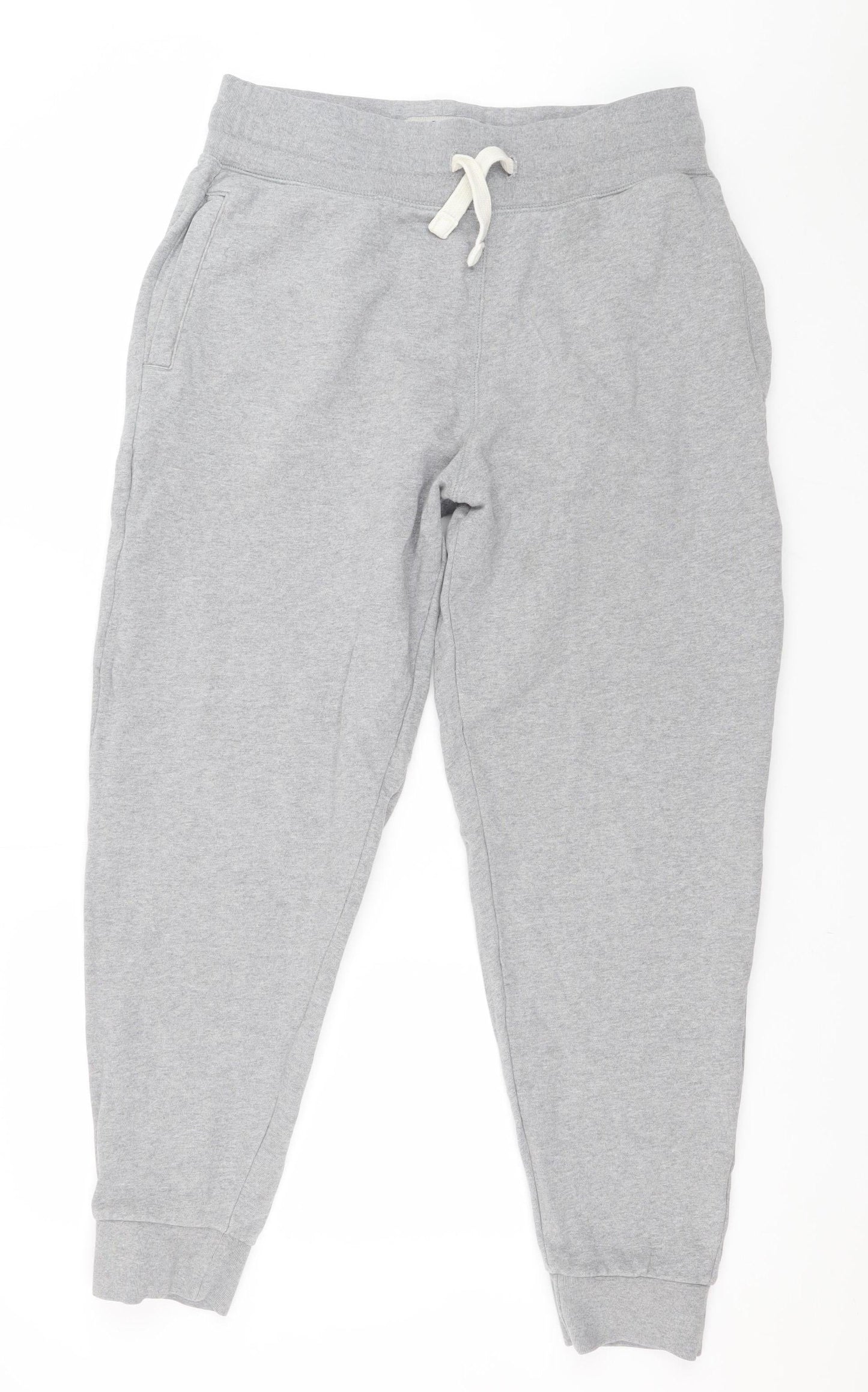 The Stronghold Men's Grey Jogger Trousers M Regular Fit Cotton Blend