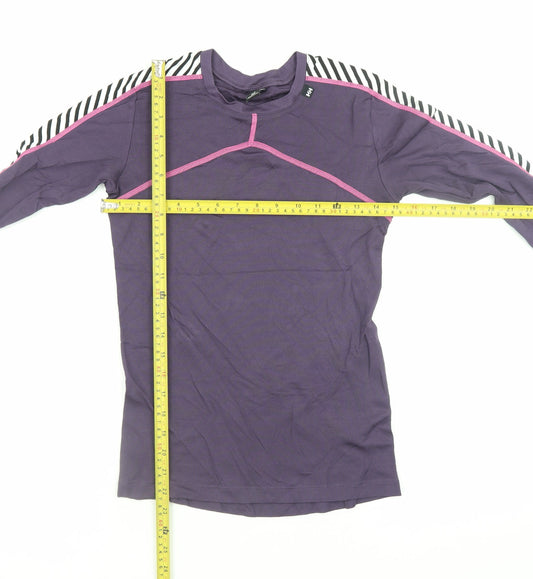 Helly Hansen Women's Purple Long Sleeve Active T-Shirt Size S