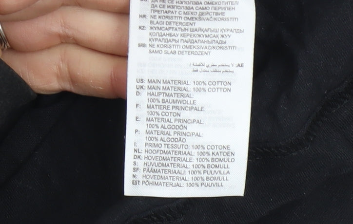 Adidas Girls Black & Pink Short Sleeve Cotton Sports T-Shirt 13-14 Years