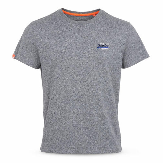 Superdry Men's Grey Cotton Crew Neck Short Sleeve T-Shirt M