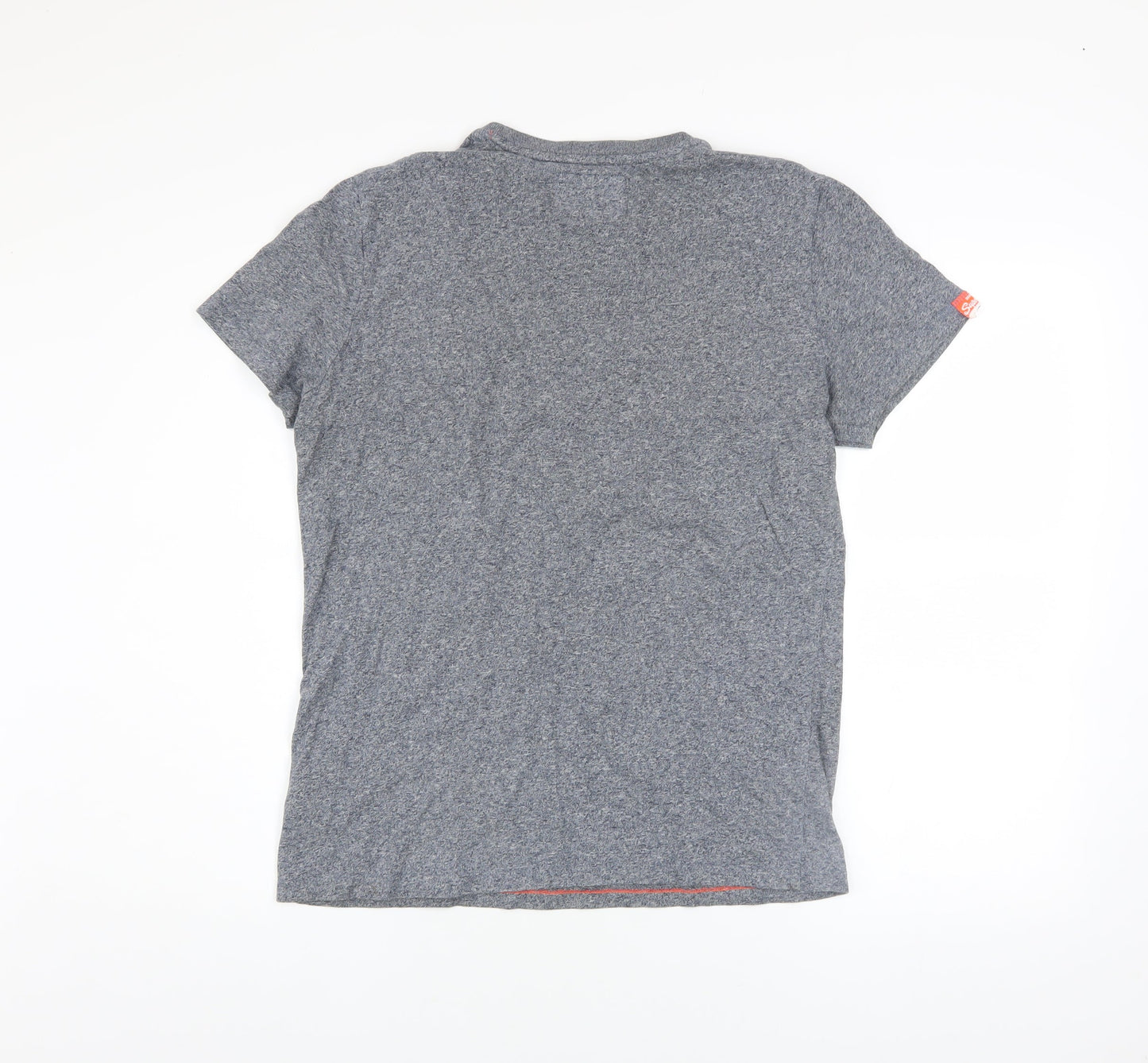 Superdry Men's Grey Cotton Crew Neck Short Sleeve T-Shirt M
