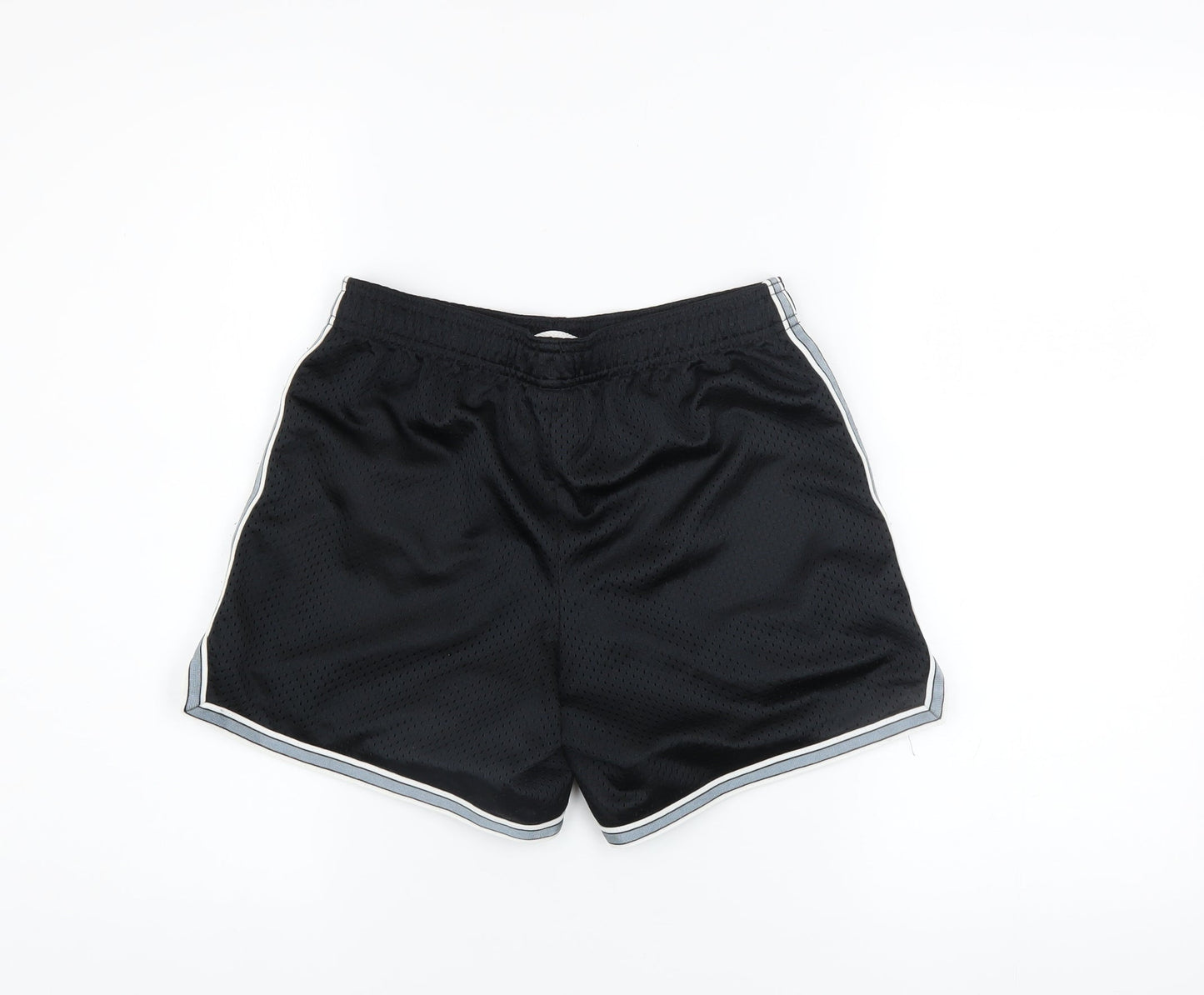 Nike Boys Black 12-13 Years Athletic Mesh Sports Shorts