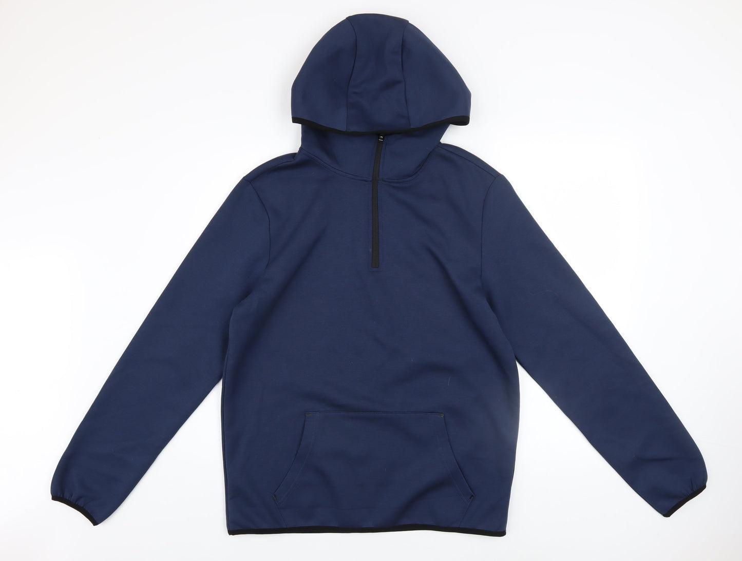 WORKOUT Men's Blue 1/2 Zip Hoodie Size M Regular Fit