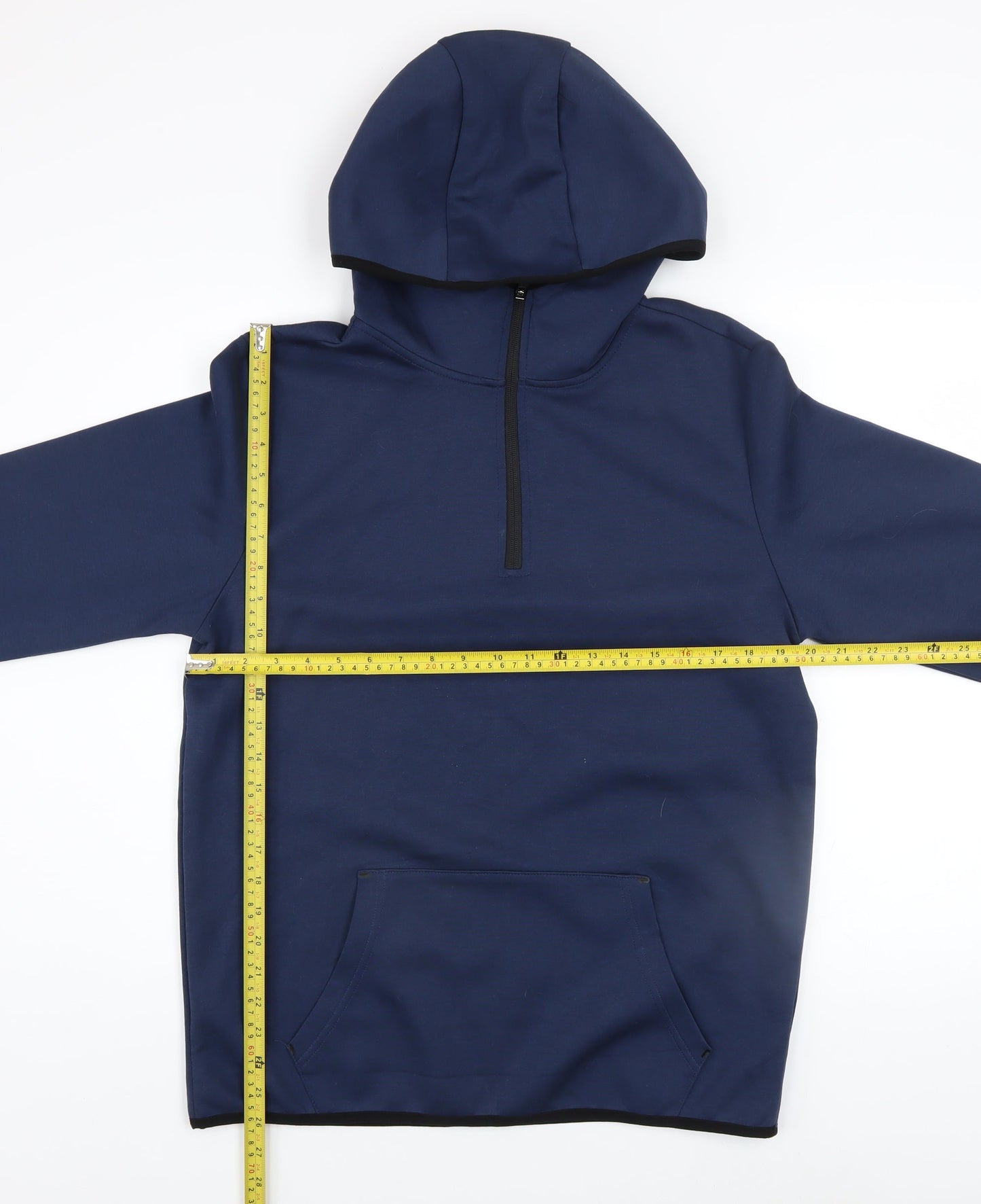 WORKOUT Men's Blue 1/2 Zip Hoodie Size M Regular Fit