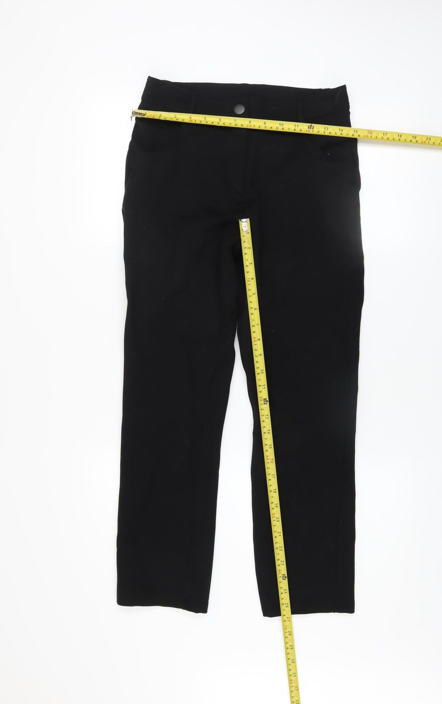 Dunnes Women's Black Size 8 Stretch Jegging Trousers