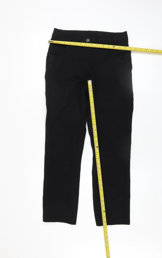 Dunnes Women's Black Size 8 Stretch Jegging Trousers