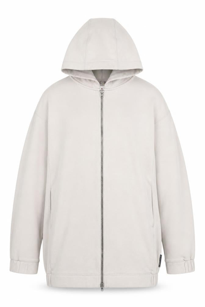 Helen Steele Men’s Beige Full Zip Hoodie Size M