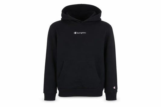 Champion Boys Black Pullover Hoodie 11-12 Years Regular Fit Fleece Sweatshirt