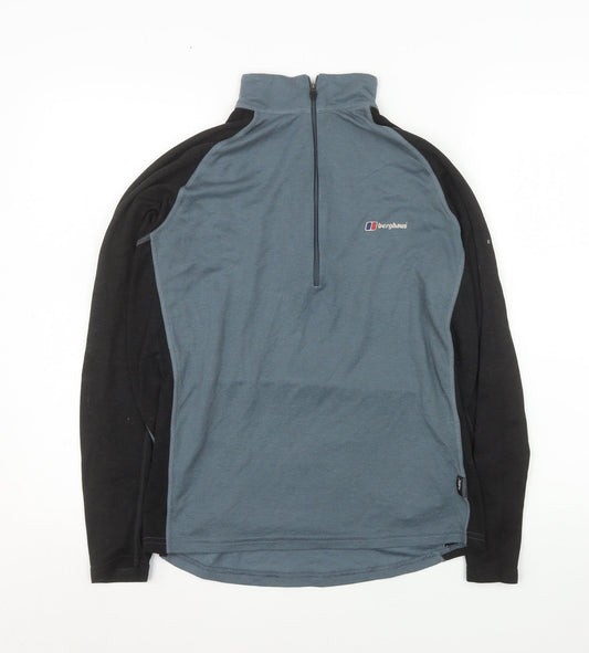 Berghaus Men's Blue Extrem Light Half Zip Long Sleeve Sweatshirt M
