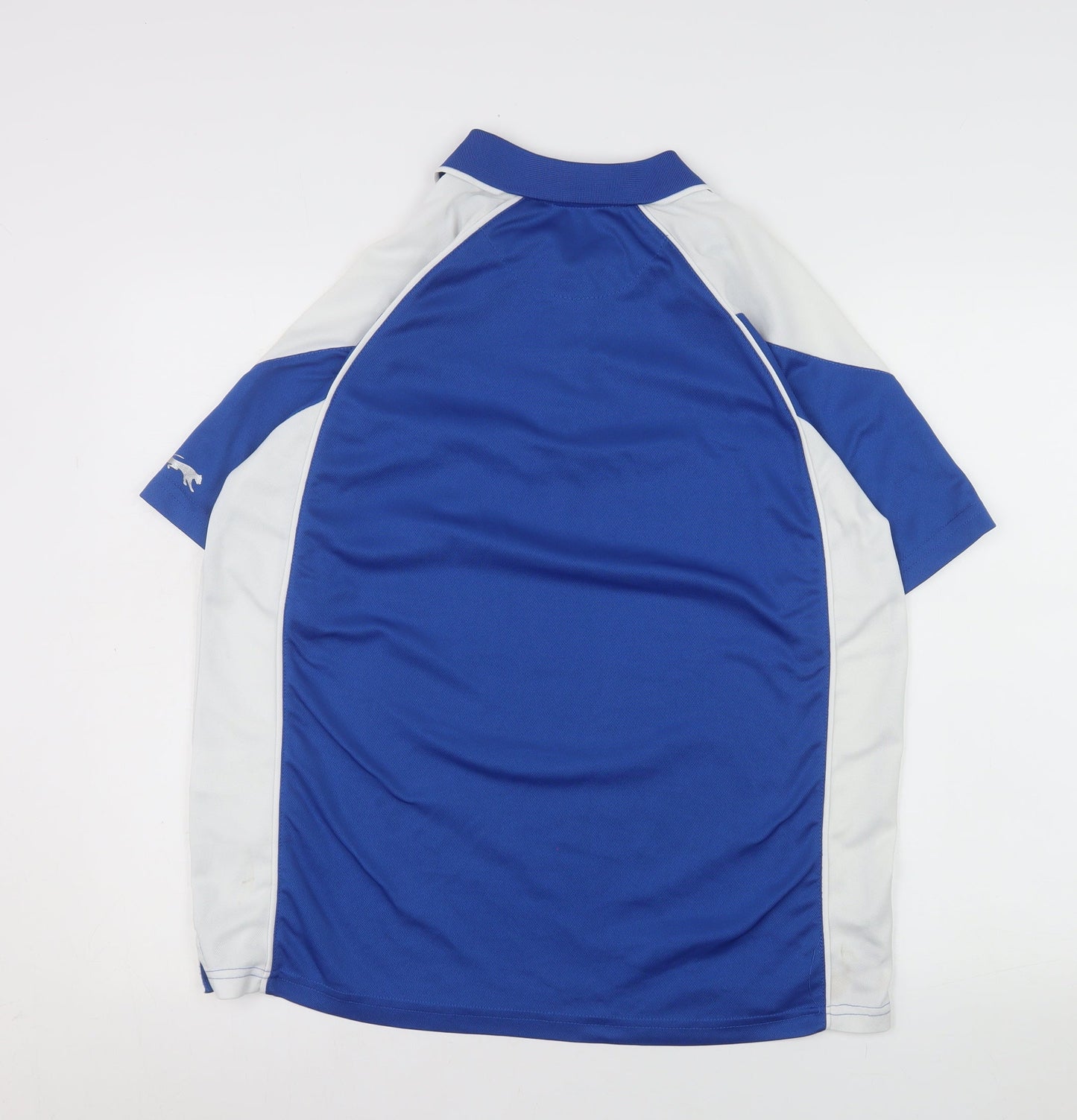 Cougars Mens Blue Quick Dry Sports Polo Shirt Size M