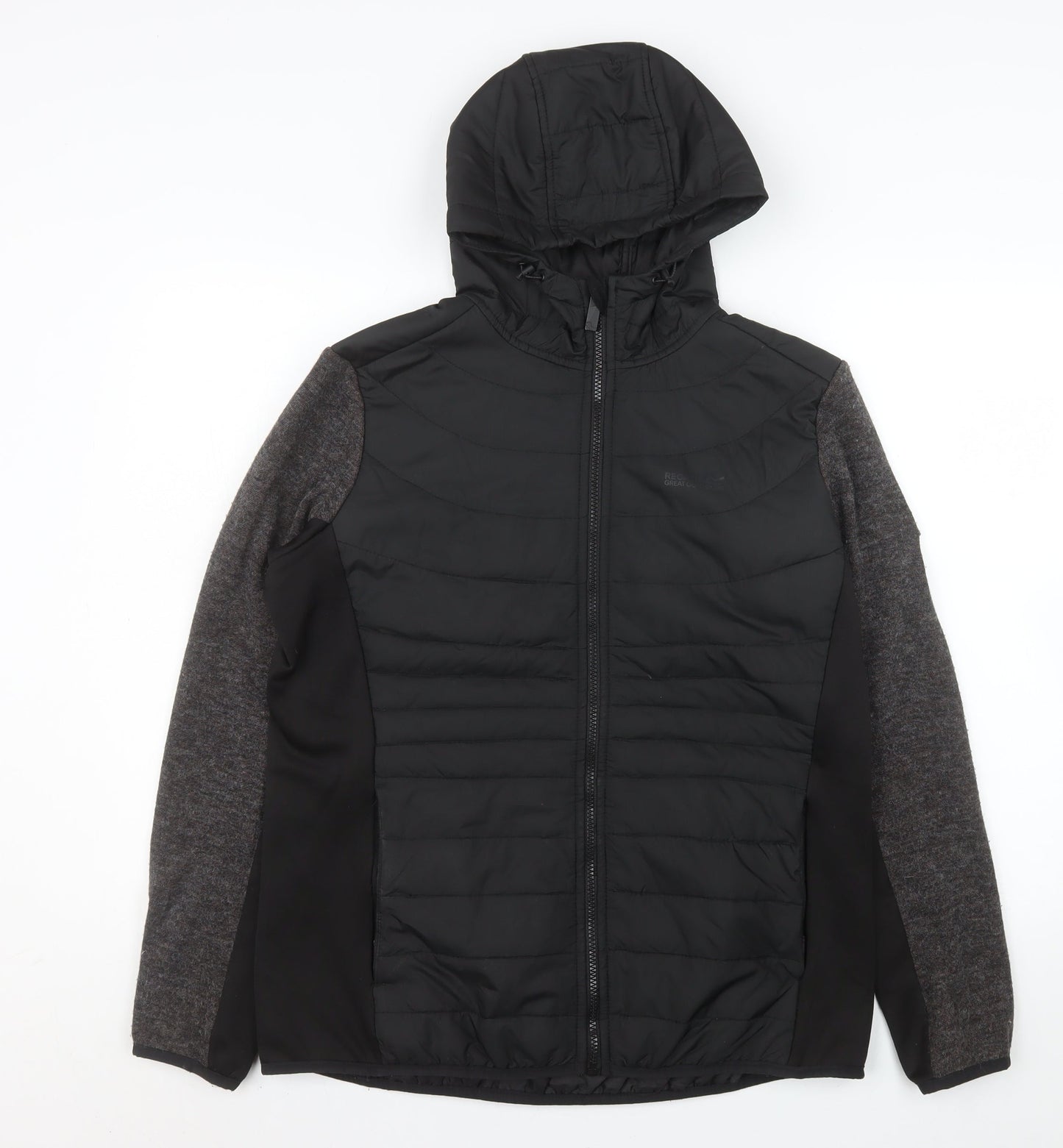Regatta Womens Black Size 16 Puffer Jacket Hooded Softshell