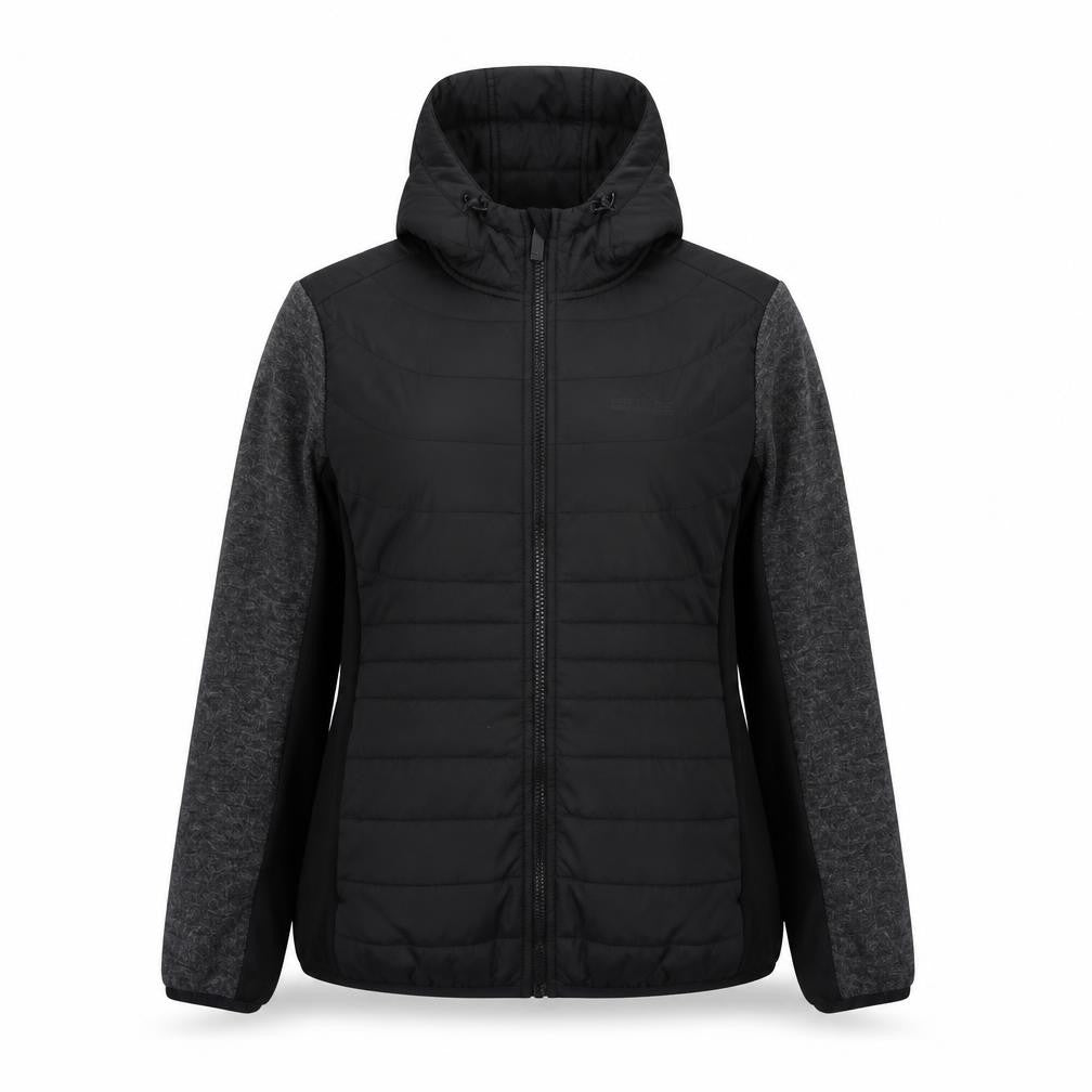 Regatta Womens Black Size 16 Puffer Jacket Hooded Softshell