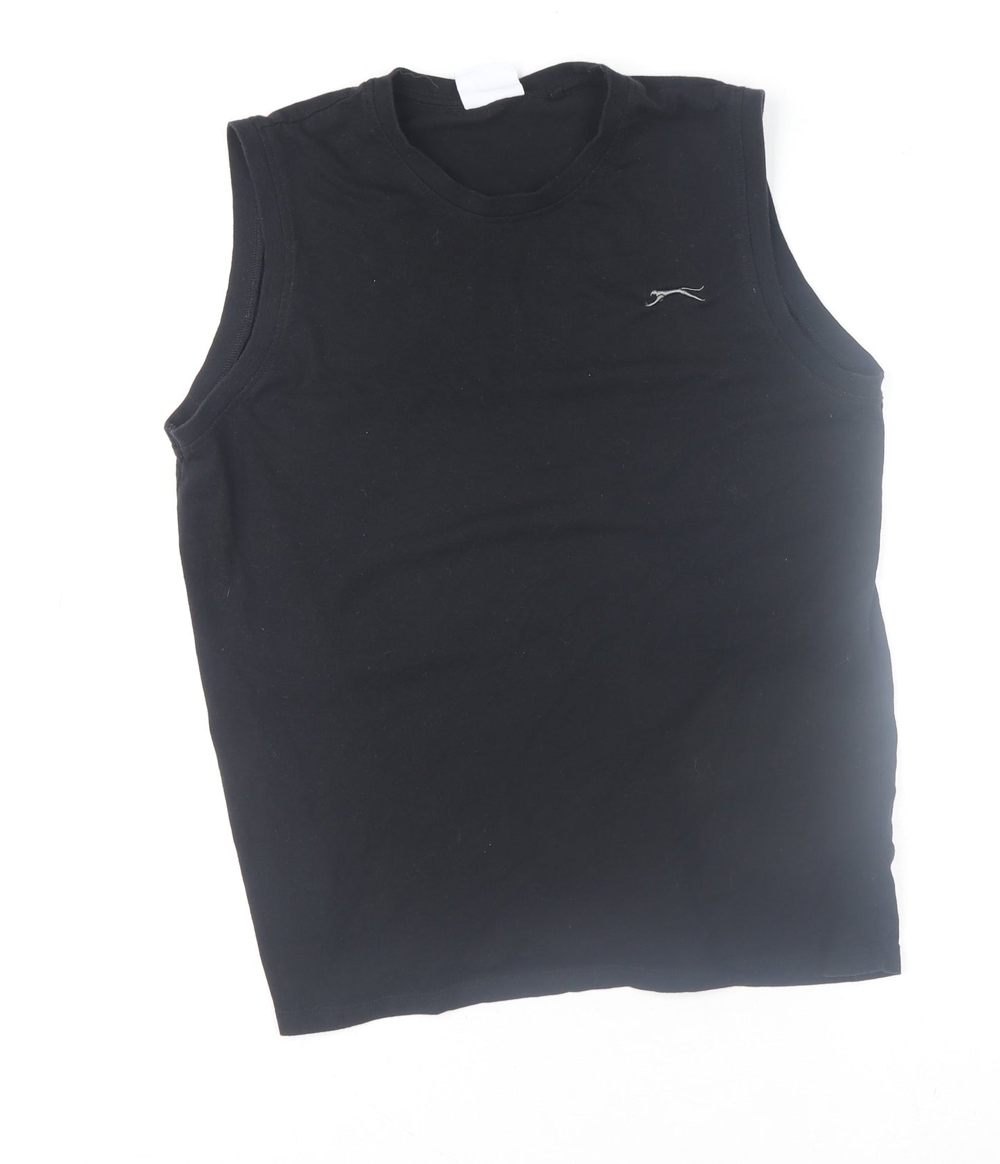 Slazenger Men's Black Sleeveless Tank Top M Basic Sportswear