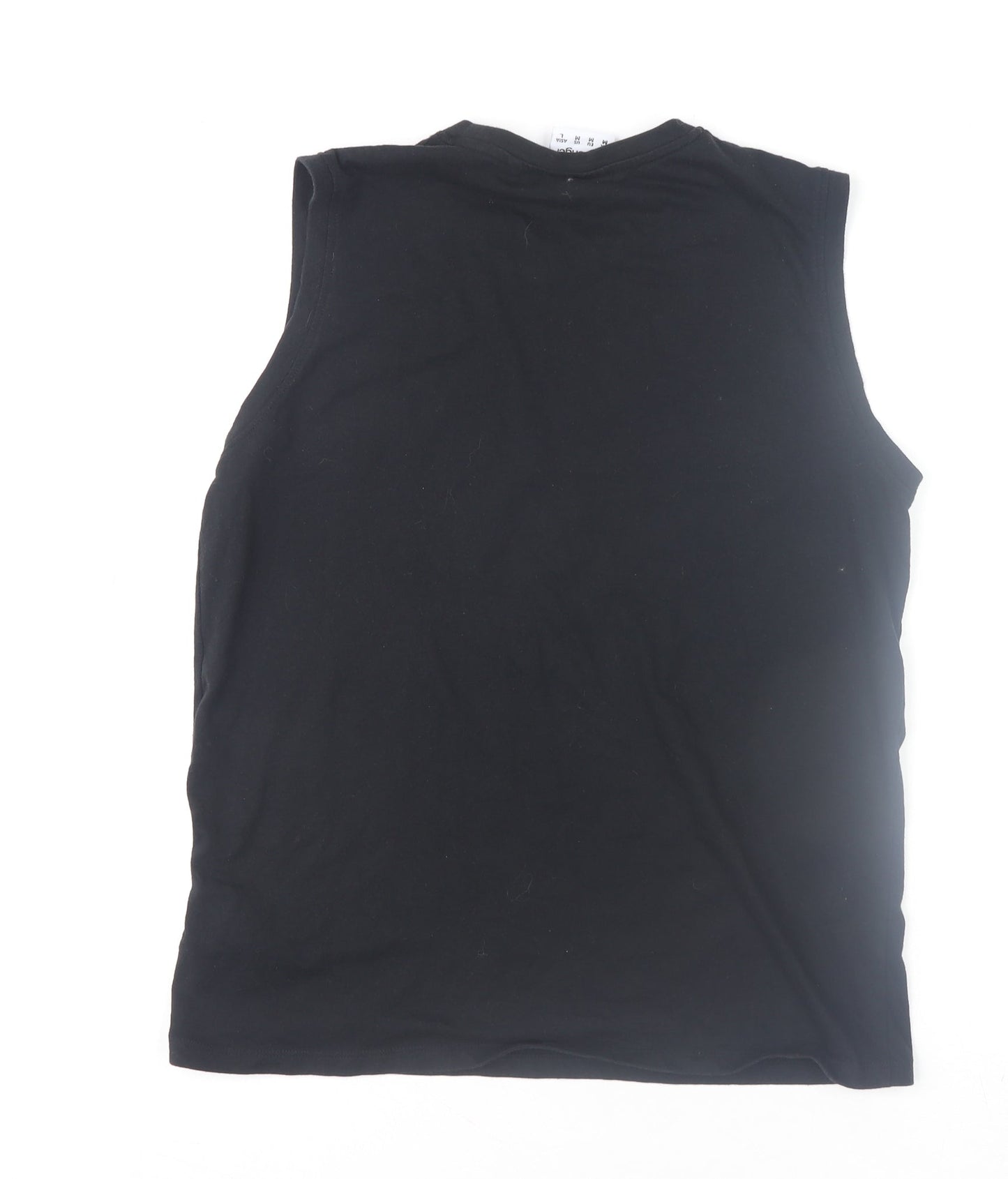 Slazenger Men's Black Sleeveless Tank Top M Basic Sportswear