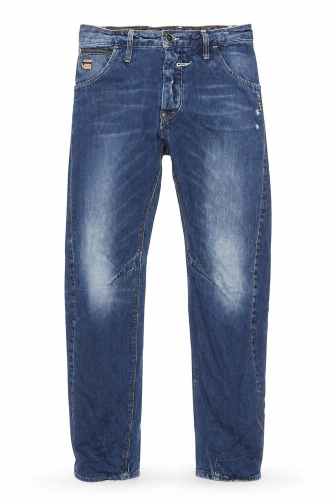 G-Star Men’s Blue Riley Loose Tapered Denim Jeans Size 29x32
