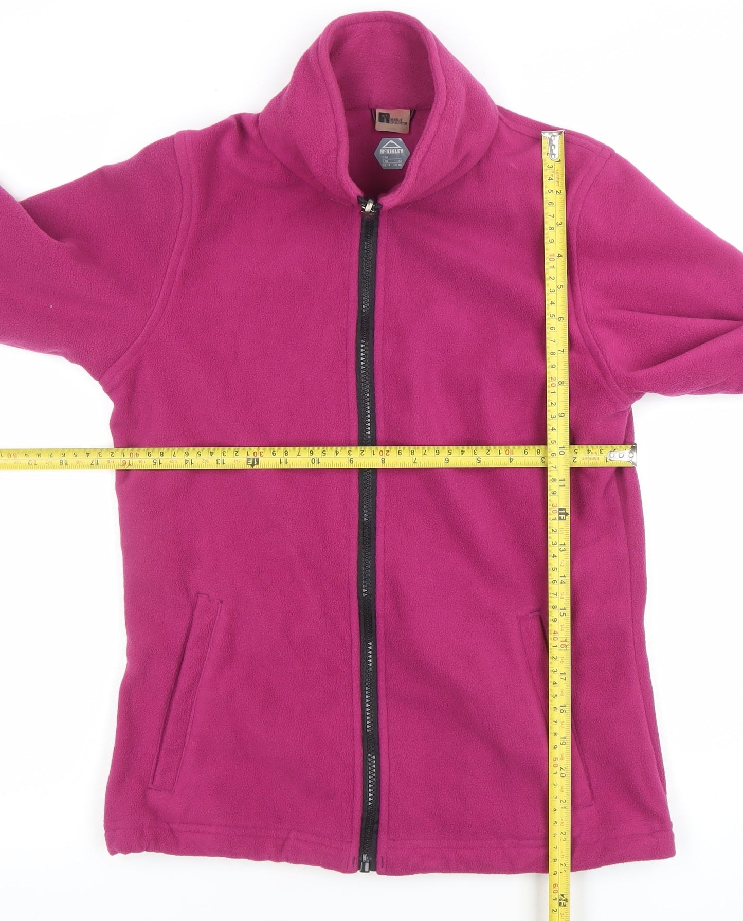 McKINLEY Women’s Pink Fleece 3-in-1 Zip Jacket Size 10