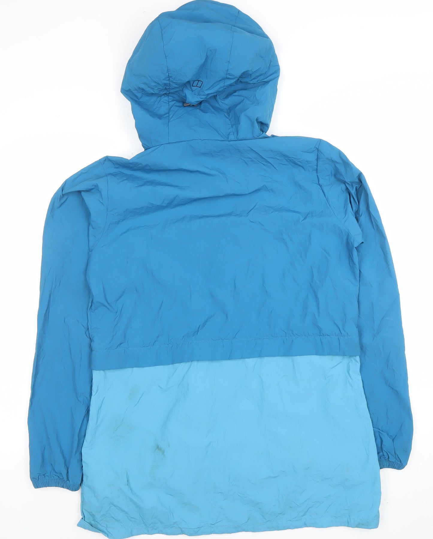 Berghaus Women’s Blue Hooded Windbreaker Jacket Size 14 Lightweight