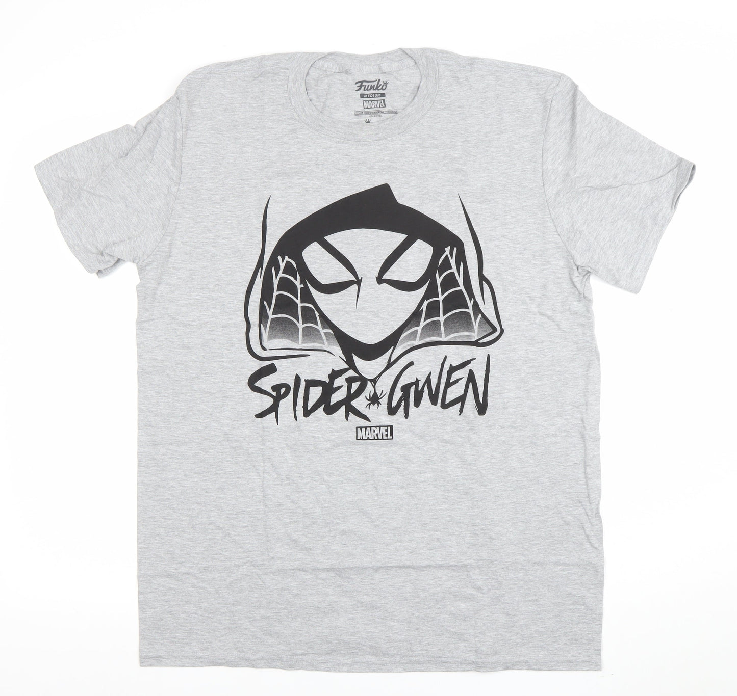 Funko Marvel Spider-Gwen Grey Men's Medium Graphic T-Shirt