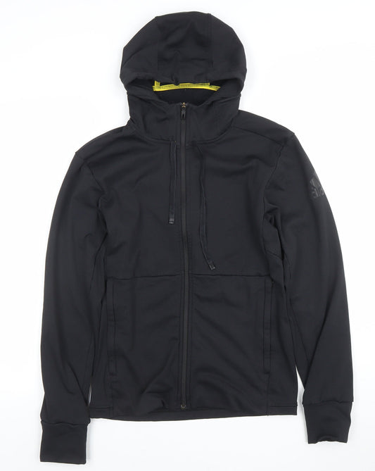 Adidas Men's Black XS Full Zip ClimaWarm Hoodie