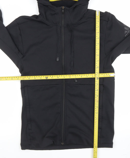 Adidas Men's Black XS Full Zip ClimaWarm Hoodie