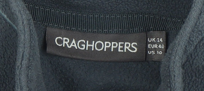 Craghoppers Women's Black Fleece Pullover Sweatshirt Size 14 UK