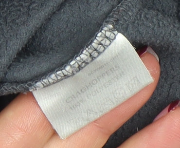 Craghoppers Women's Black Fleece Pullover Sweatshirt Size 14 UK