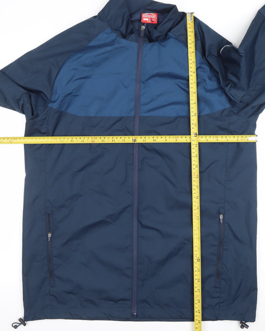 Slazenger Men's Blue Lightweight Windbreaker Jacket L
