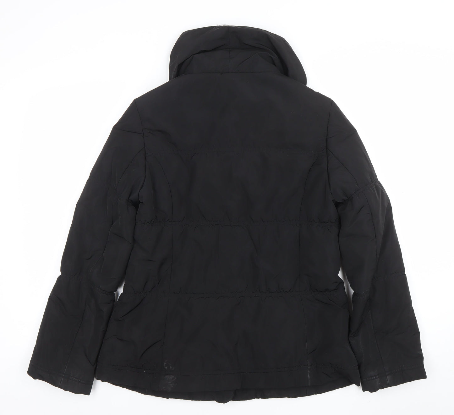 Alexon Women's Black Size 10 Mid-Length Puffer Coat with Toggle Fastening