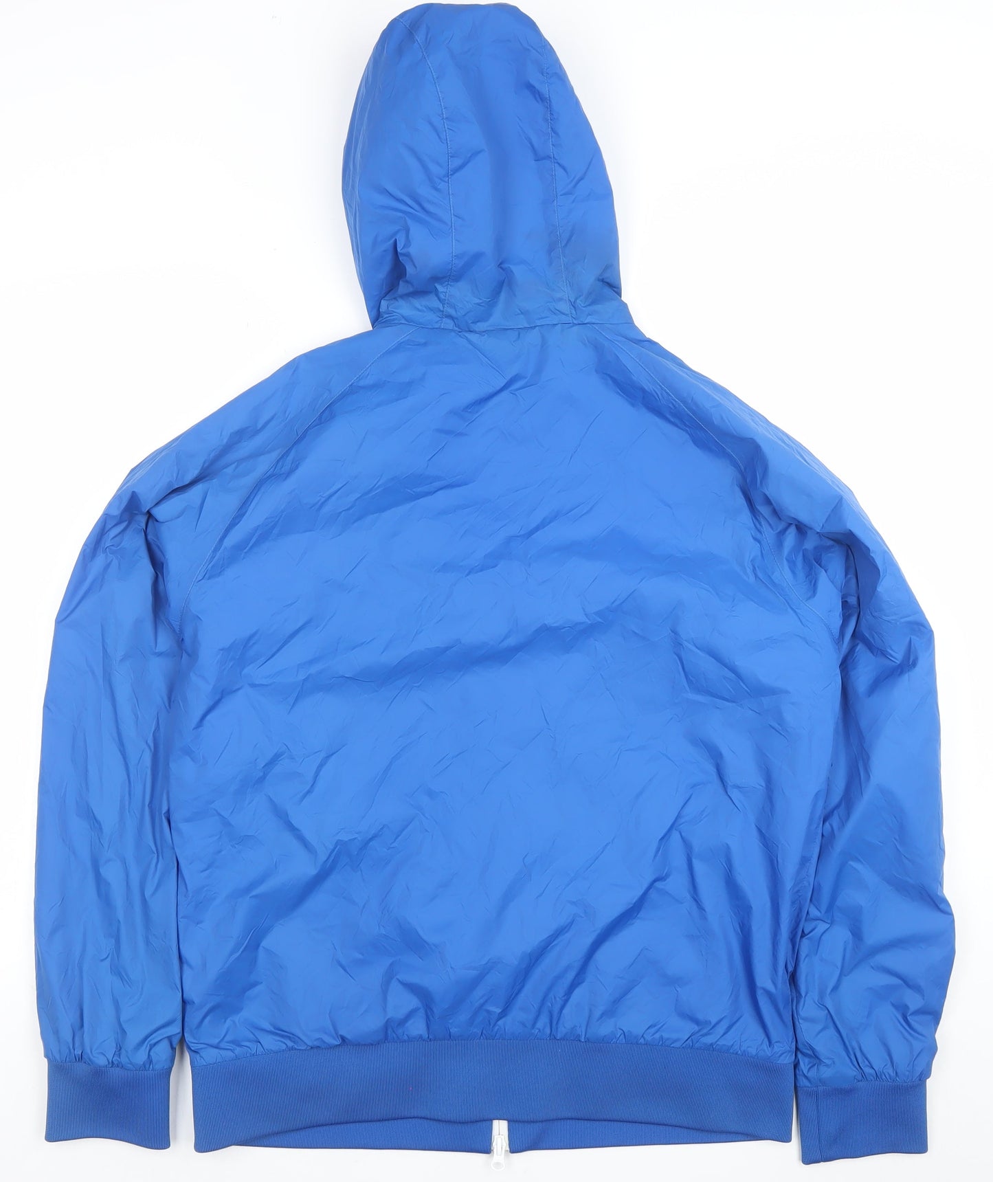 SUN68 Men's Blue Hooded Windbreaker Jacket XL