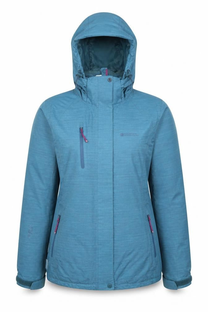 Mountain Warehouse Womens Blue 3-in-1 Waterproof Jacket Size 10