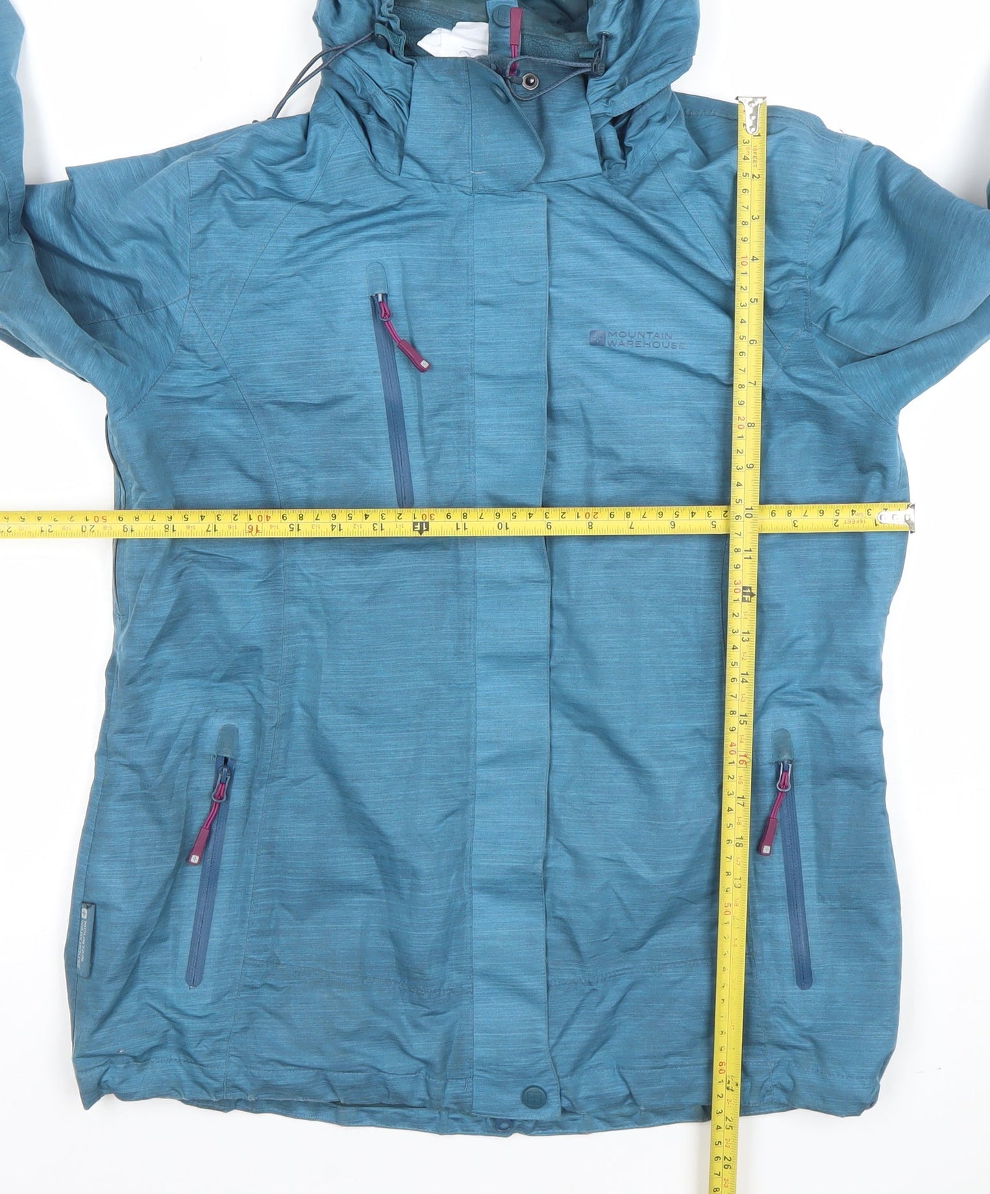 Mountain Warehouse Womens Blue 3-in-1 Waterproof Jacket Size 10