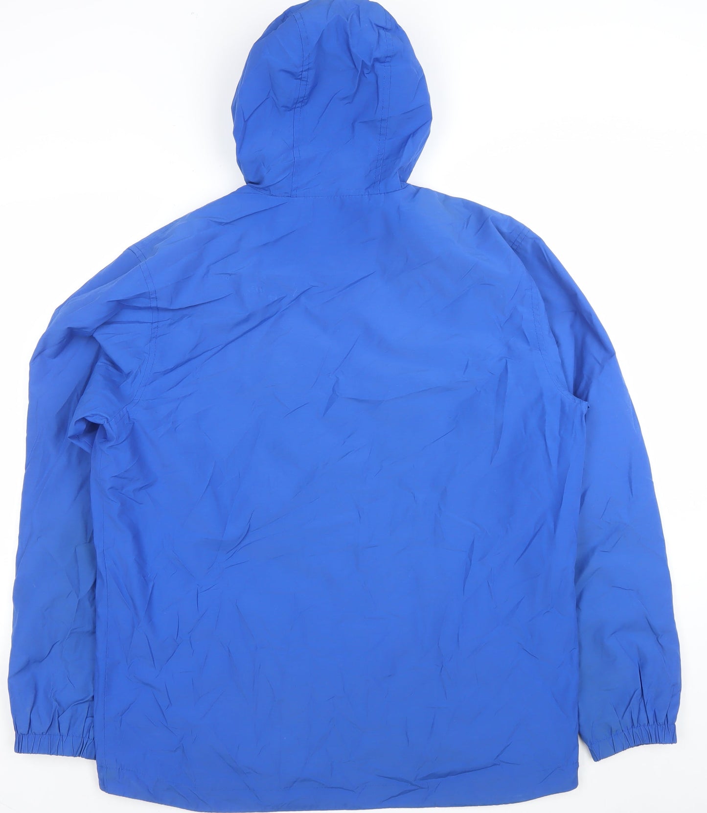 Lyle & Scott Men's Blue XL Windbreaker Hooded Full Zip Jacket