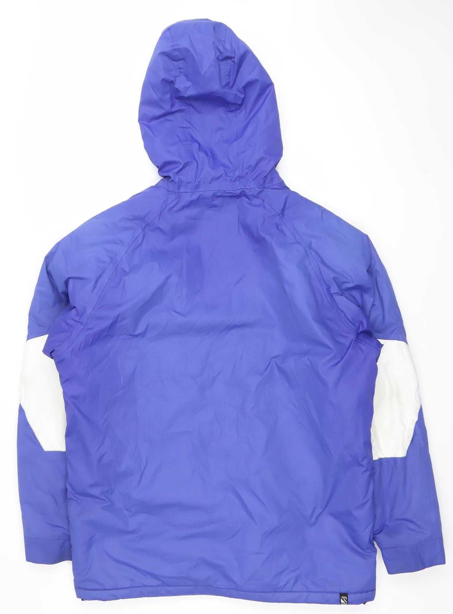 Campri Men's Blue Hooded Ski Jacket L Waterproof Winter Coat