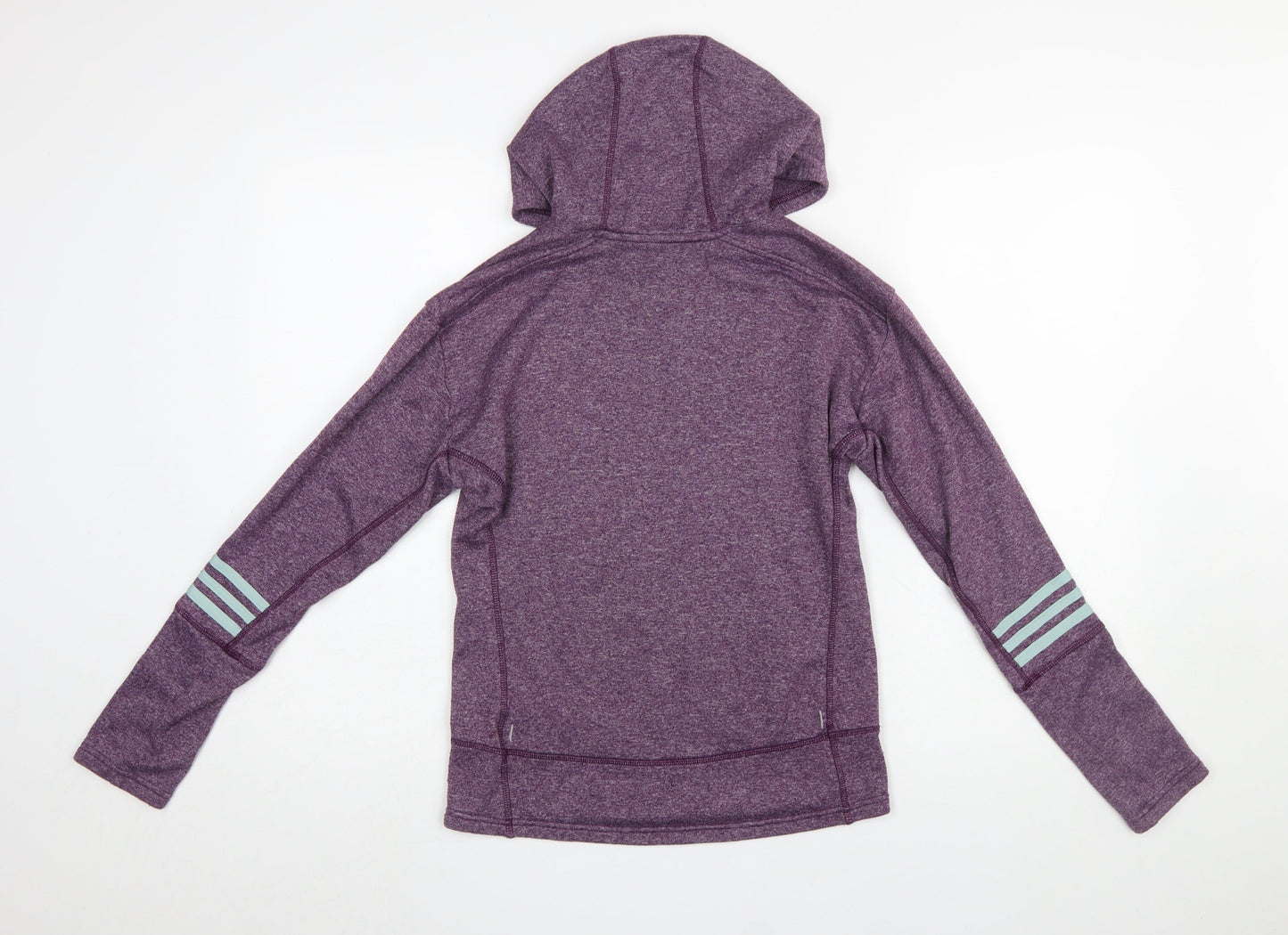 Adidas Womens Purple XS Climalite Energy Running Hoodie