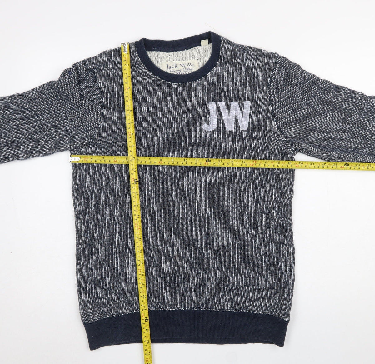 Jack Wills Men’s Blue Cotton Crew Neck Sweatshirt M
