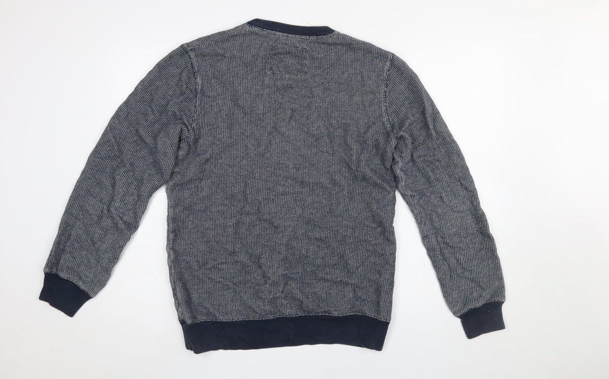 Jack Wills Men’s Blue Cotton Crew Neck Sweatshirt M