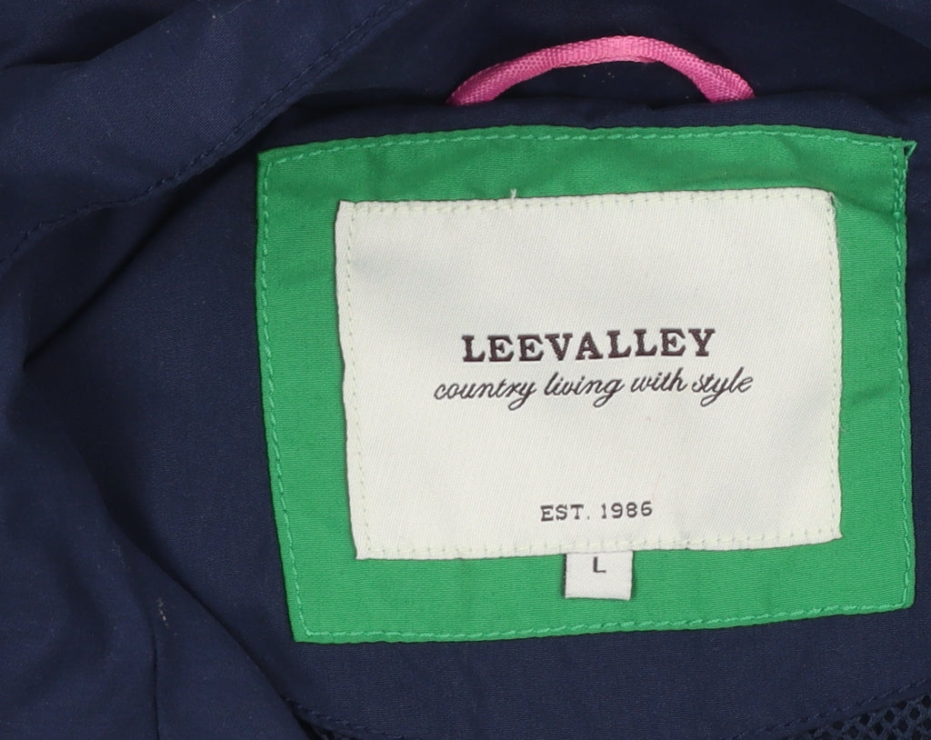 Lee Valley Women's Blue Hooded Anorak Jacket L Regular Fit