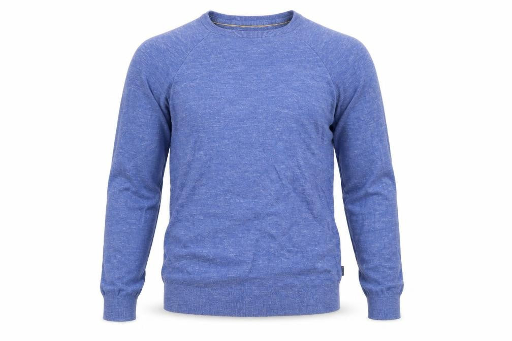 FatFace Men's Blue Cotton Crew Neck Pullover Jumper Size S