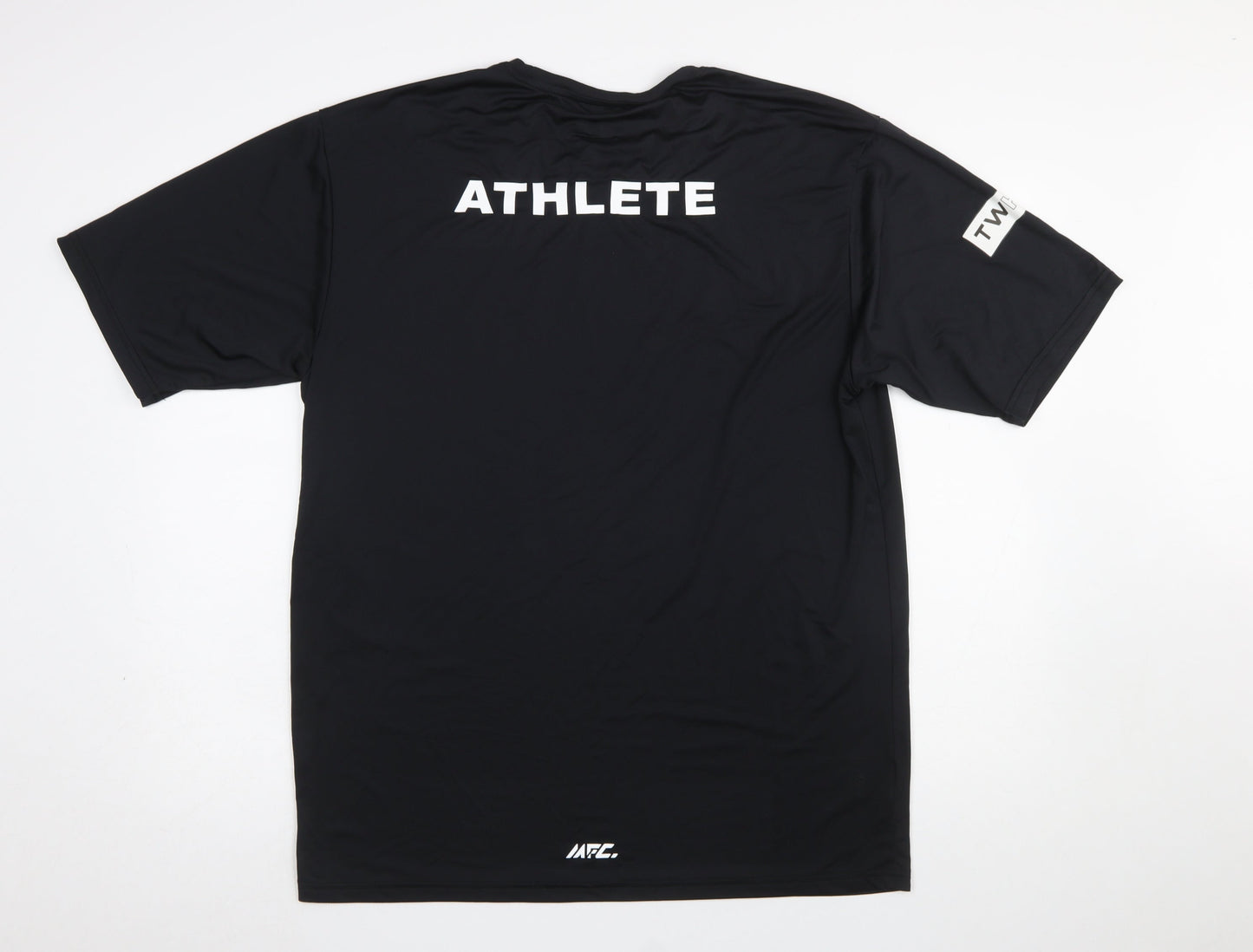 MFC Men Black 3XL Athletic T-Shirt Quick Dry Sports Top