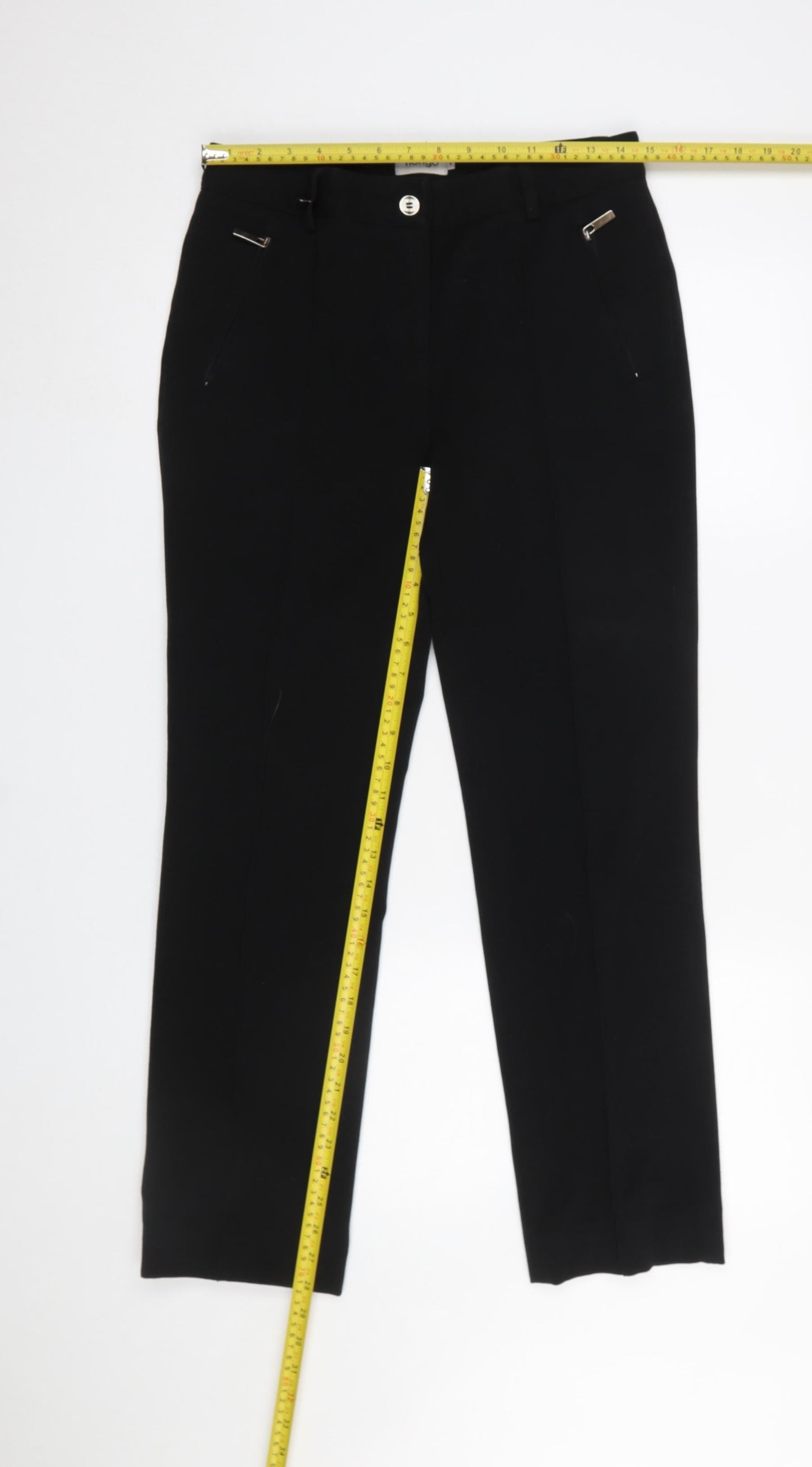 Hongo Women's Black Size 12 Dress Pants with Pockets