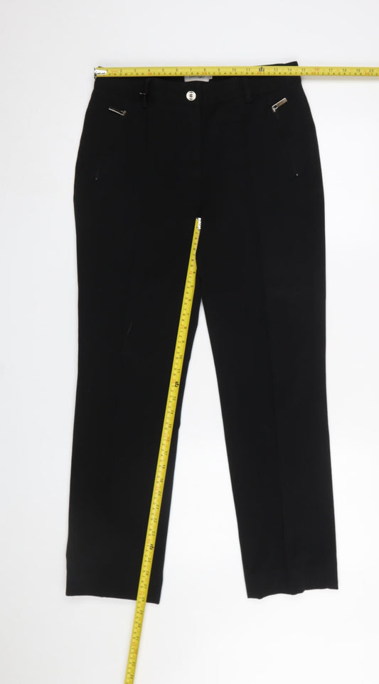 Hongo Women's Black Size 12 Dress Pants with Pockets
