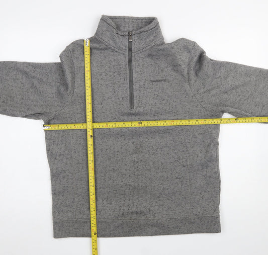 Craghoppers Men's Grey Half Zip Fleece Pullover Sweatshirt M Regular