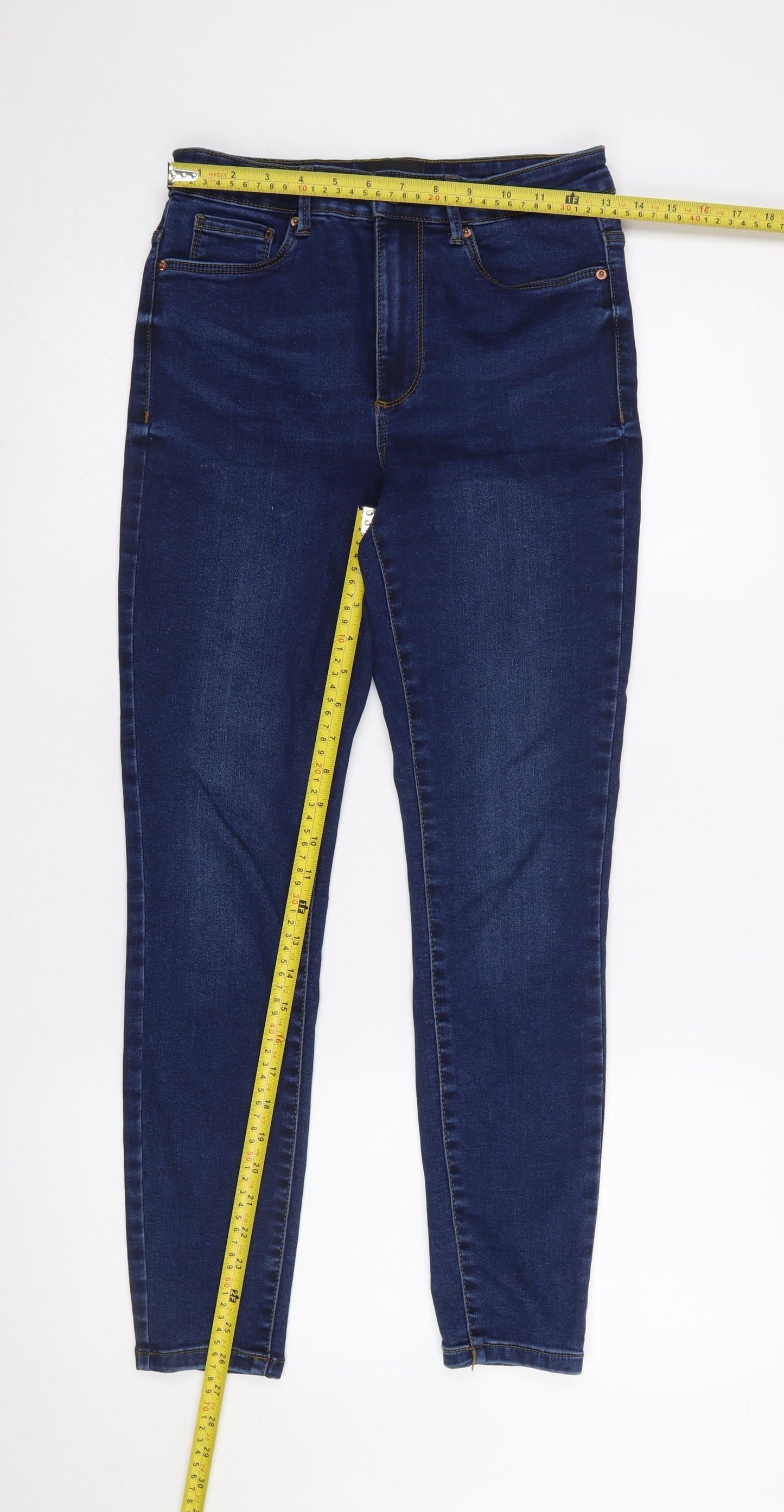 Vero Moda Women Blue Skinny Stretch Jeans Size S