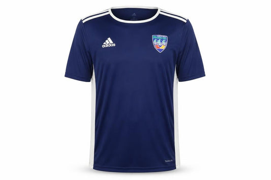 adidas Men's Blue Climalite Football T-Shirt M Regular Fit