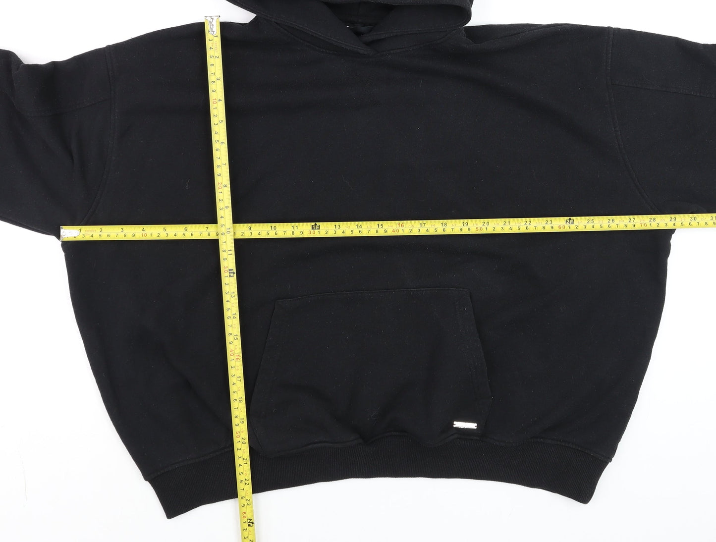 Couture Men’s Black Pullover Hoodie Size M Regular Fit