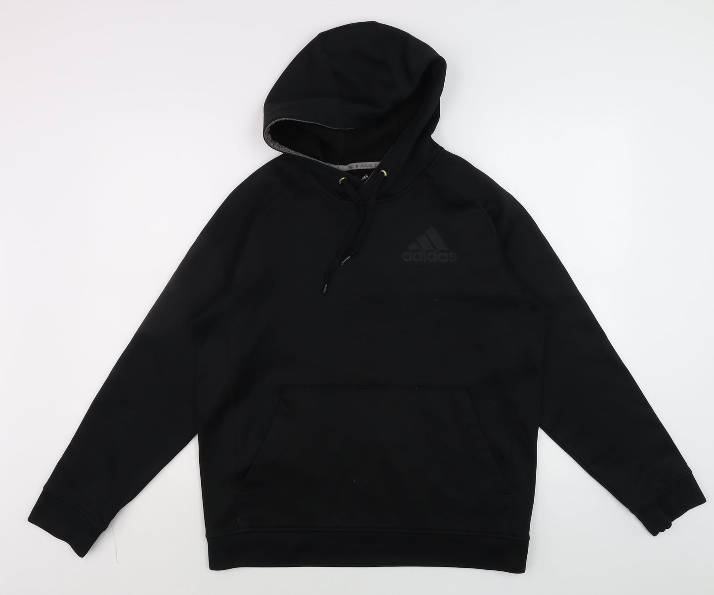 Adidas Men's Black Pullover Hoodie Size L Sports Fleece
