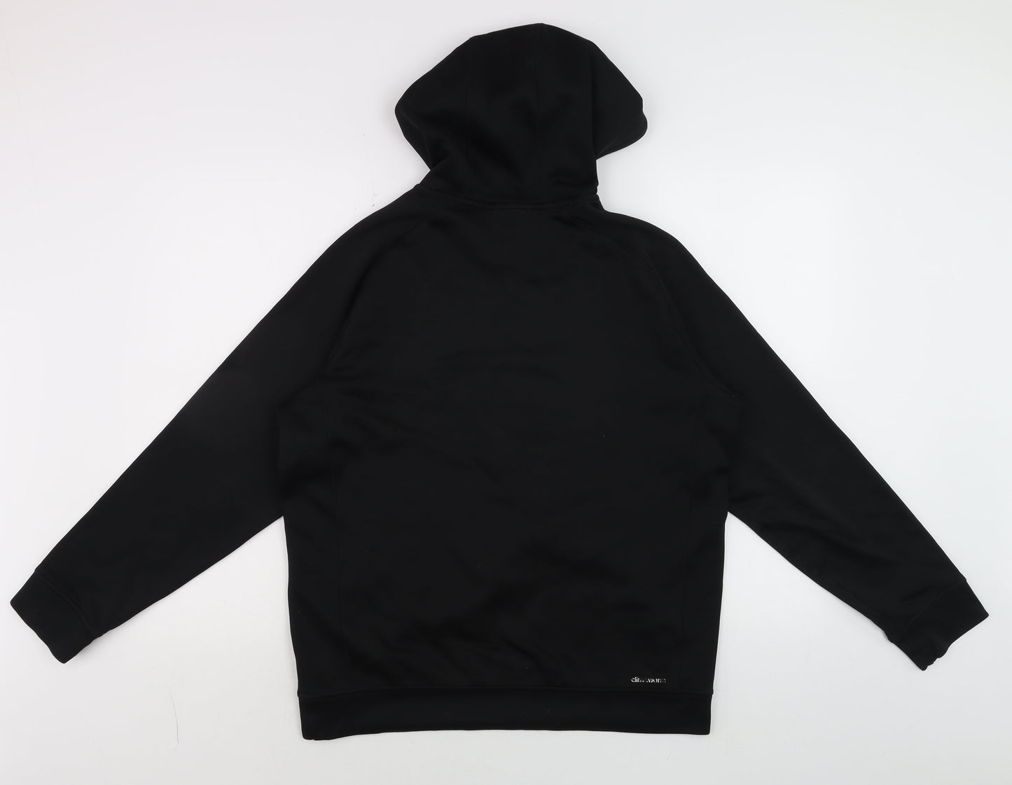 Adidas Men's Black Pullover Hoodie Size L Sports Fleece