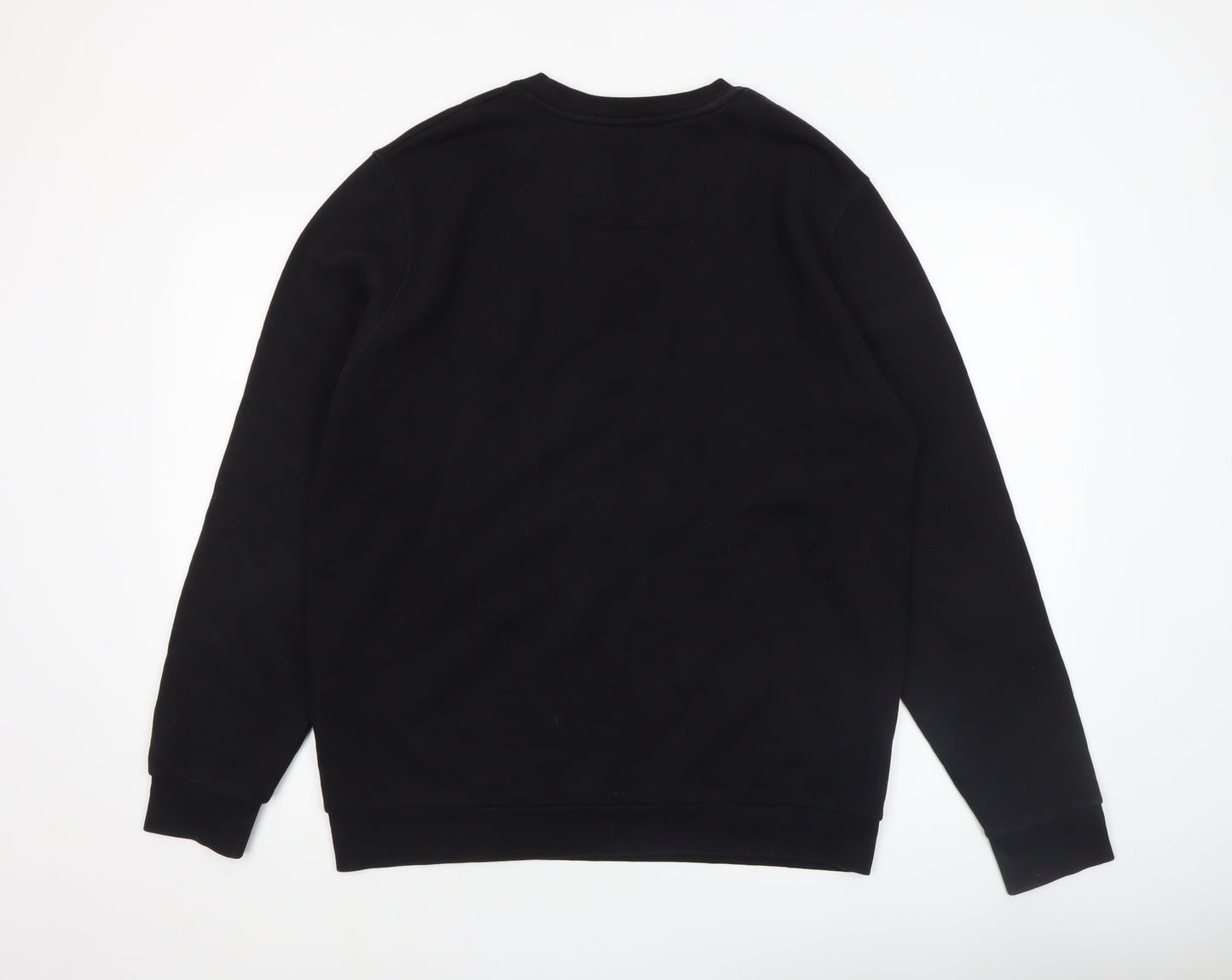 Jameson Carter Men's Black XL Crew Neck Pullover Sweatshirt